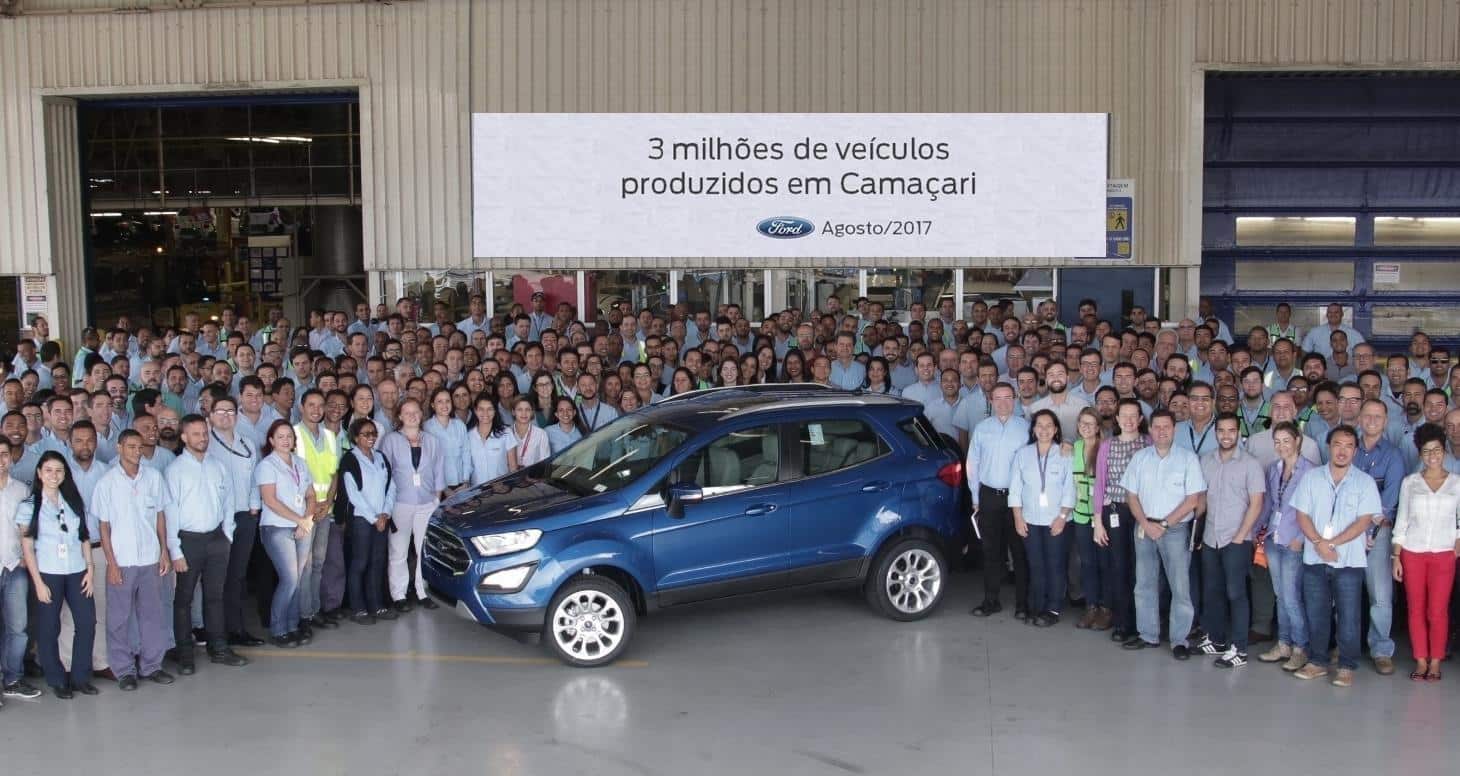Produção do Ford EcoSport em Camaçari crescerá 30%