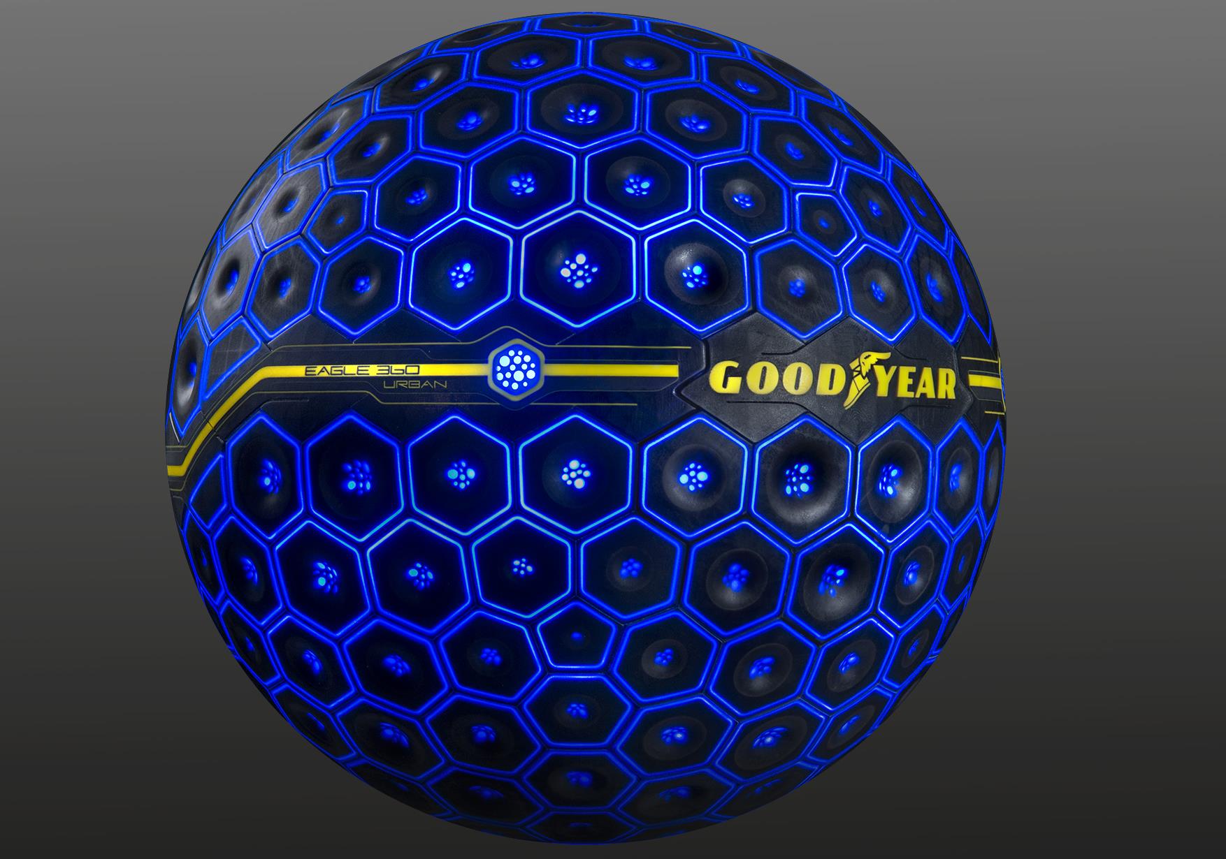 Goodyear apresenta seu conceito do pneu do futuro