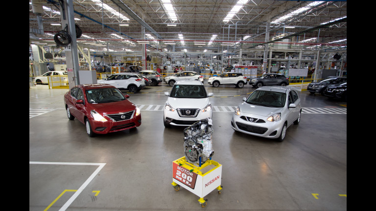 Nissan atinge 200 mil motores em Resende