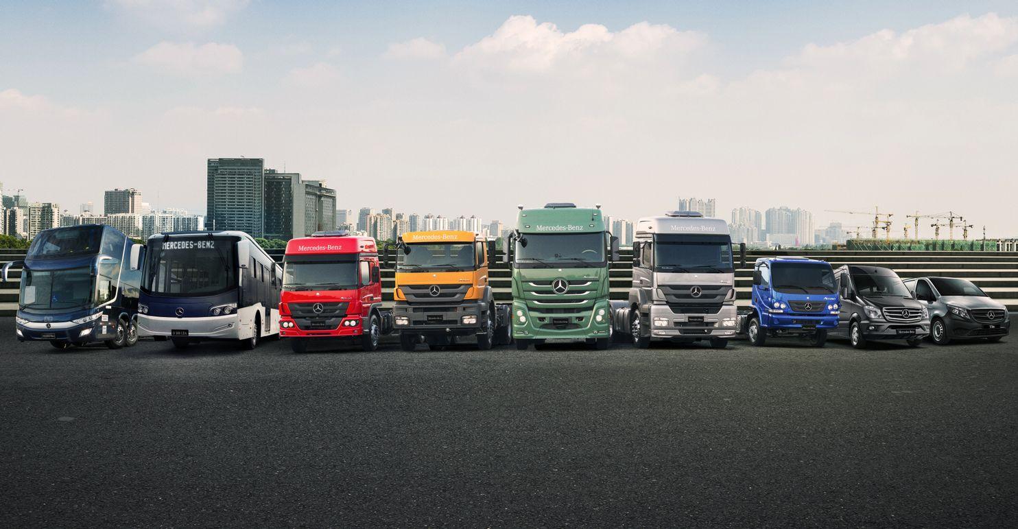 Mercedes-Benz começa o ano fazendo grandes negócios em caminhões, ônibus e utilitários