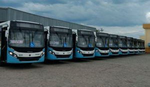 Empresa de transporte de passageiros Litoral Sul adquiriu dez ônibus Volksbus 17.230 OD para operação na cidade de Itanhaém