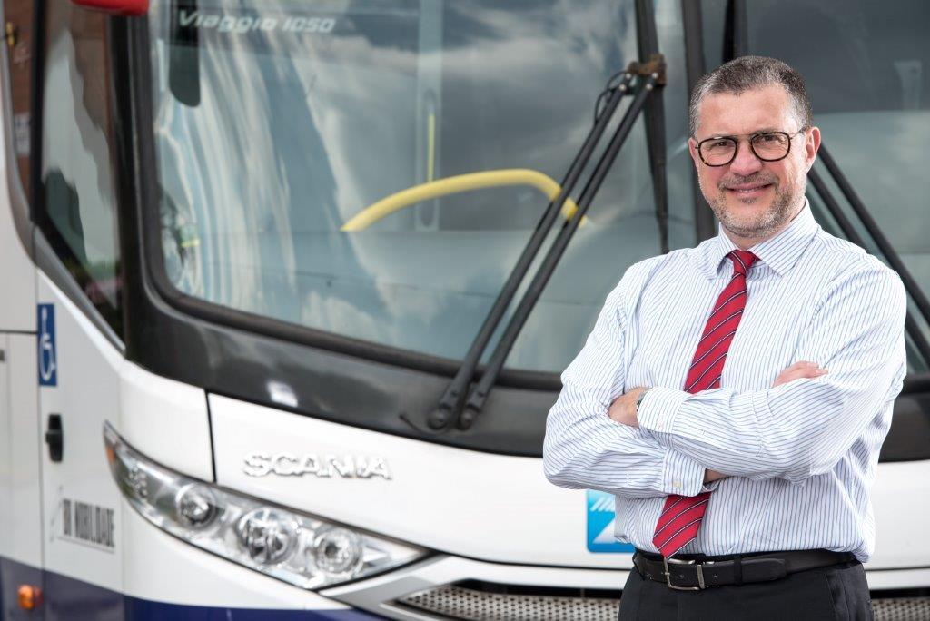 Silvio Munhoz, da Scania, projeta cescimento de 10% nas vendas de ônibus rodoviário em 2018