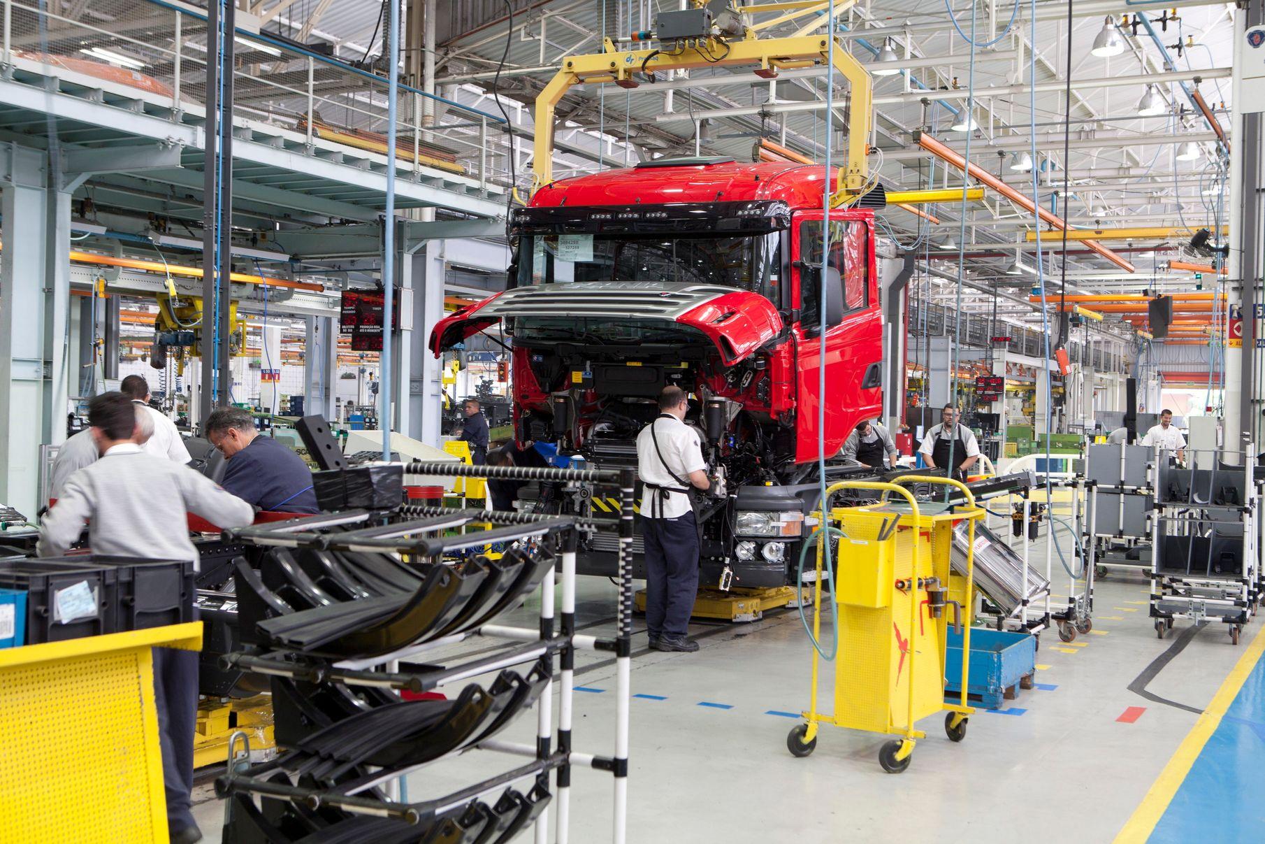 produção de caminhões - Scania - autoindustria