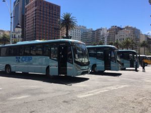 MAN entrega três novos  ônibus VW 17.230 OD para o transporte escolar de Montevidéu