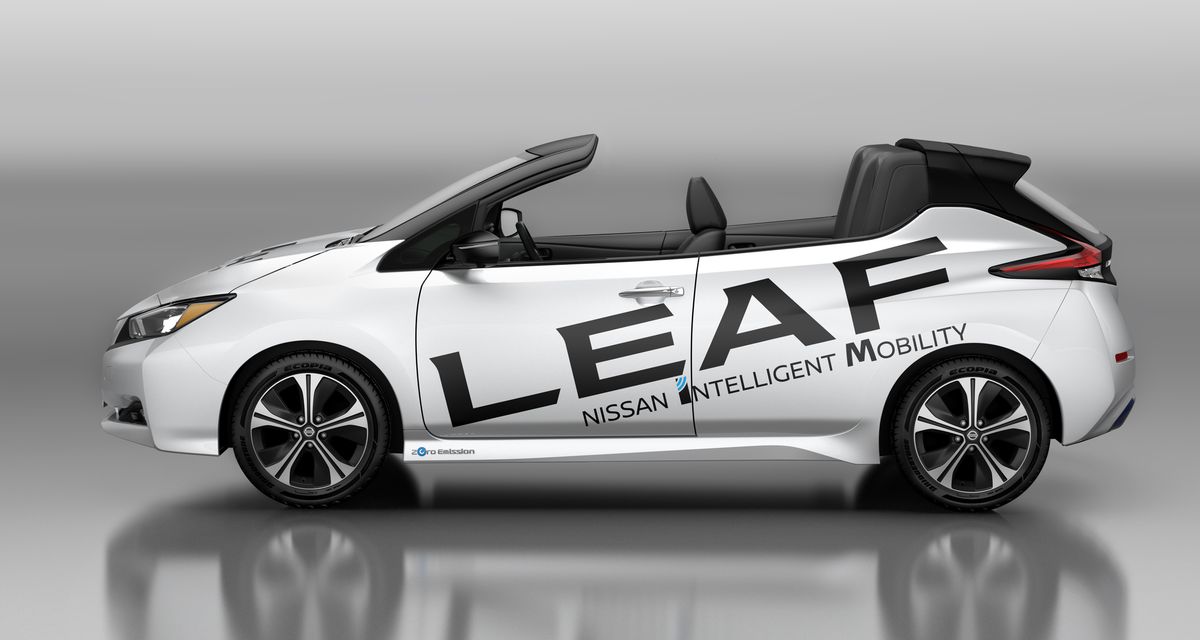 Nissan Leaf Open Car, a versão conversível do modelo elétrico
