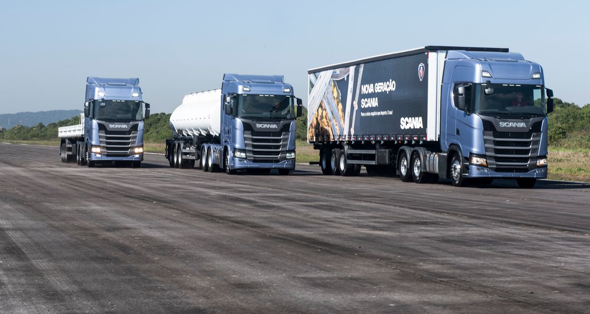 Nova geração de caminhões Scania