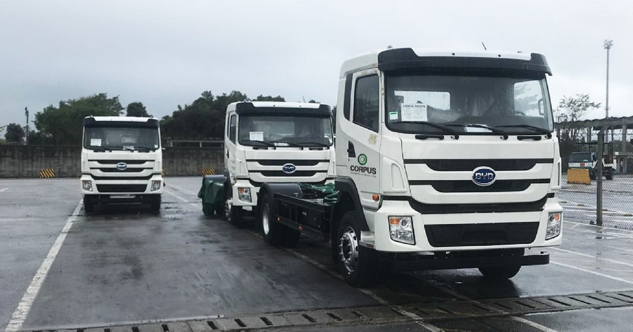 Chegam ao Brasil os primeiros caminhões elétricos BYD