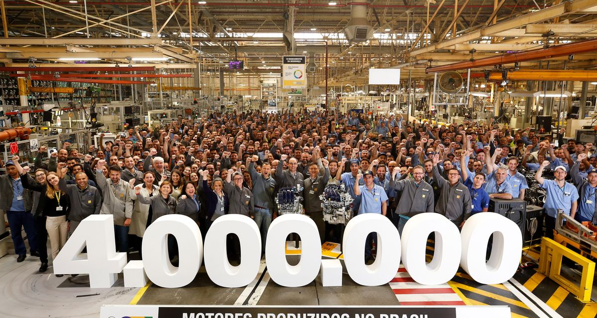 Renault atinge marca de 4 milhões de motores produzidos no País