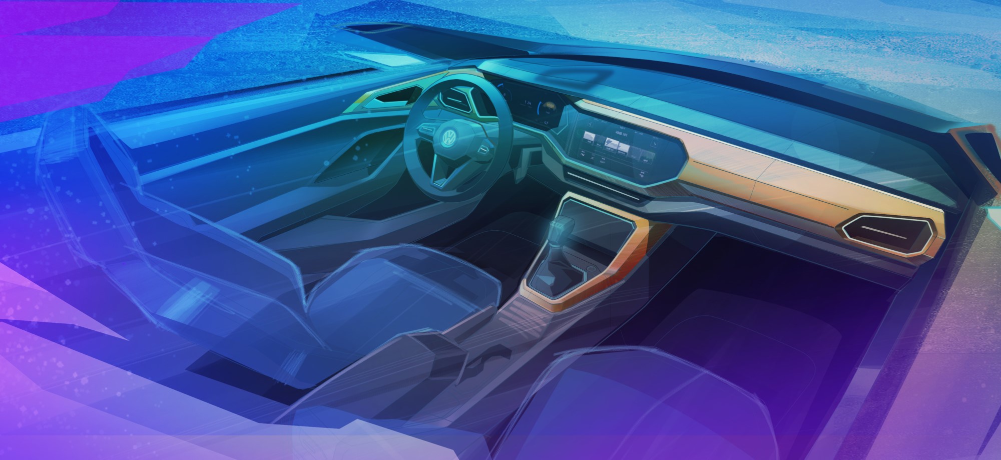 T-Cross a conta-gotas. Agora o interior.