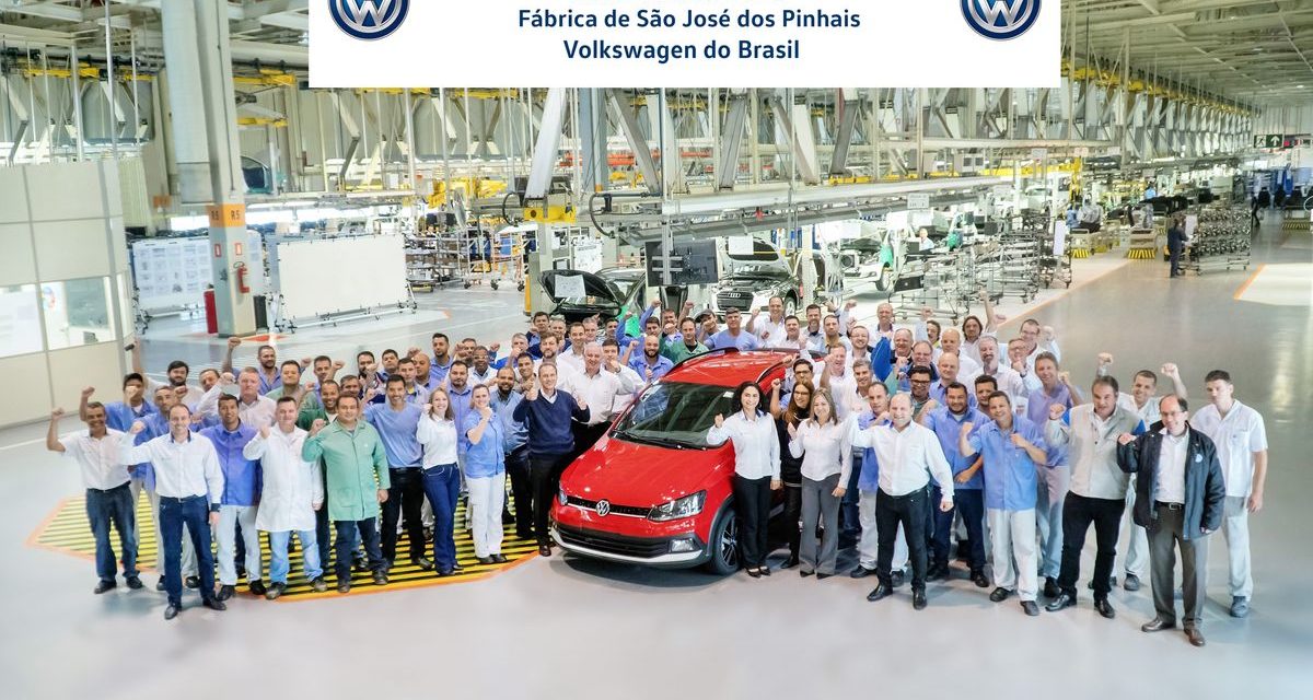 VW Fox: 2 milhões de unidades produzidas no Brasil.