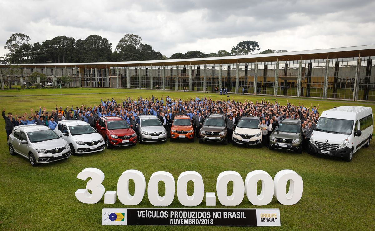 Renault - 3 milhões de veículos produzidos
