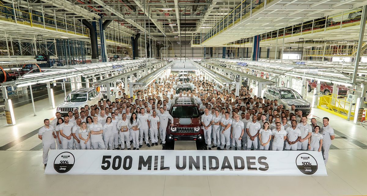 FCA celebra 500 mil unidades produzidas em Pernambuco