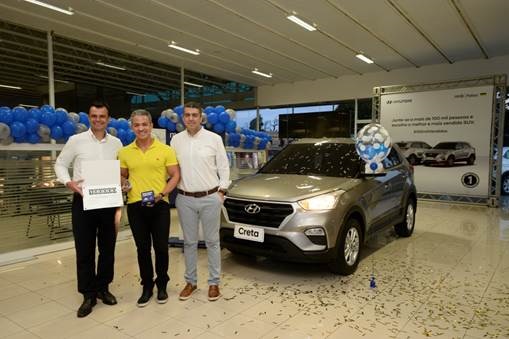 Hyundai Creta atinge 100 mil emplacamentos