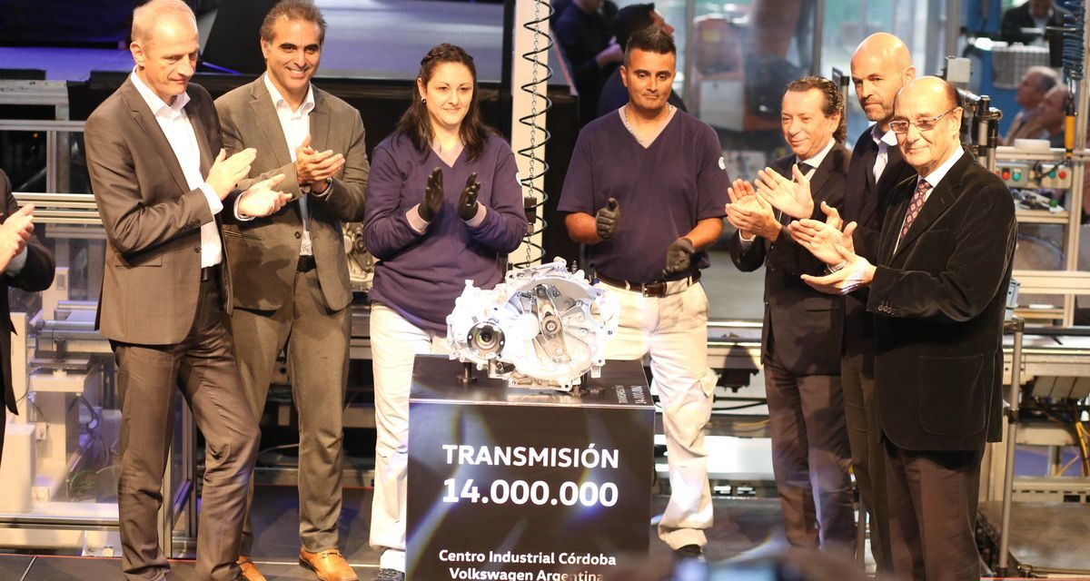 VW Argentina: 14 milhões de transmissões produzidas.