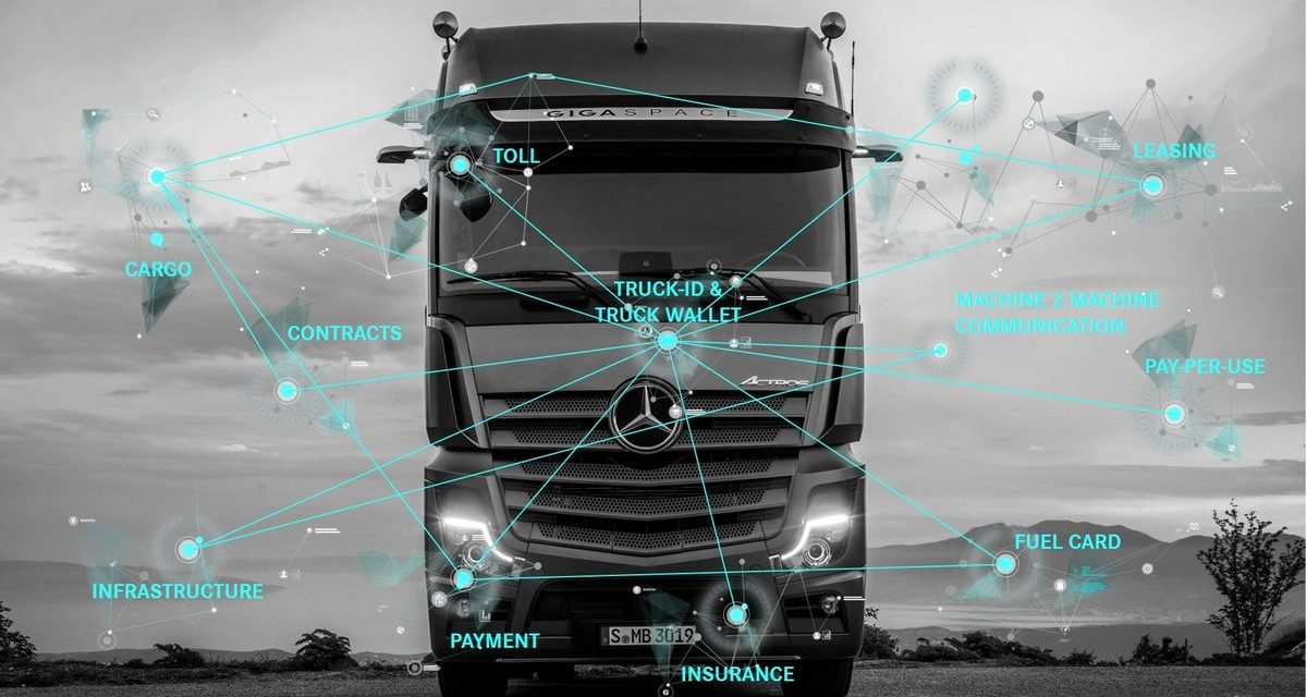 Daimler faz do caminhão uma carteira digital