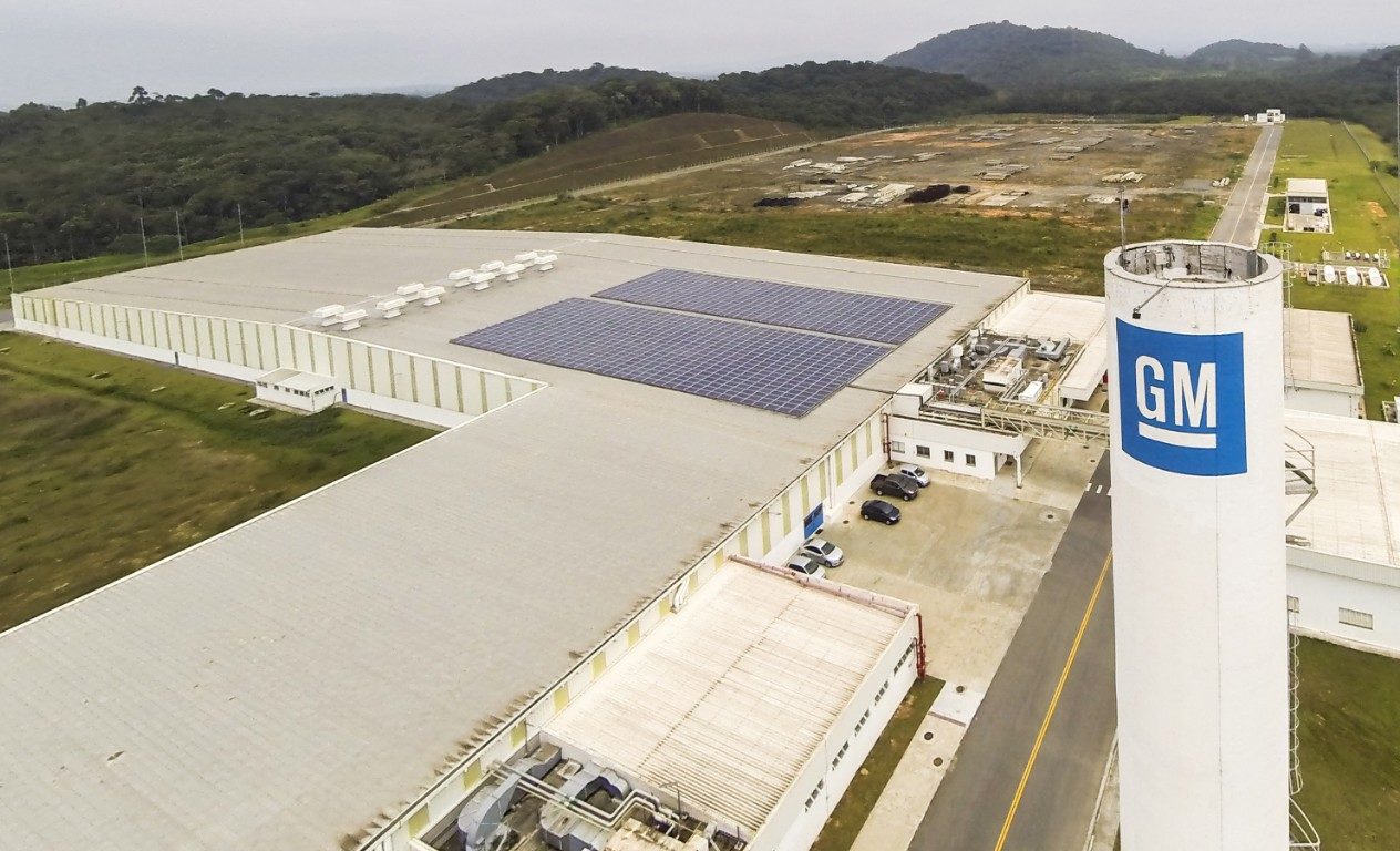 GM utiliza 11% de energia renovável no Brasil, metade da média mundial