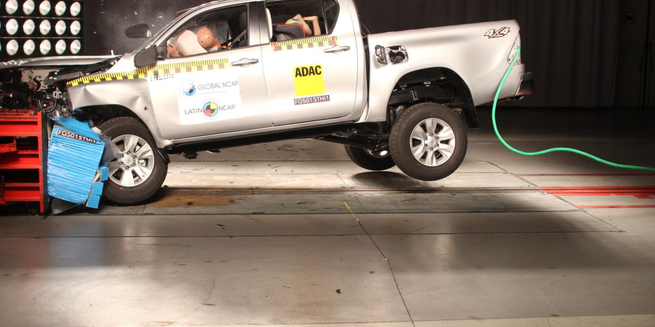 Toyota Hilux e SW4 têm nota máxima em segurança na América Latina