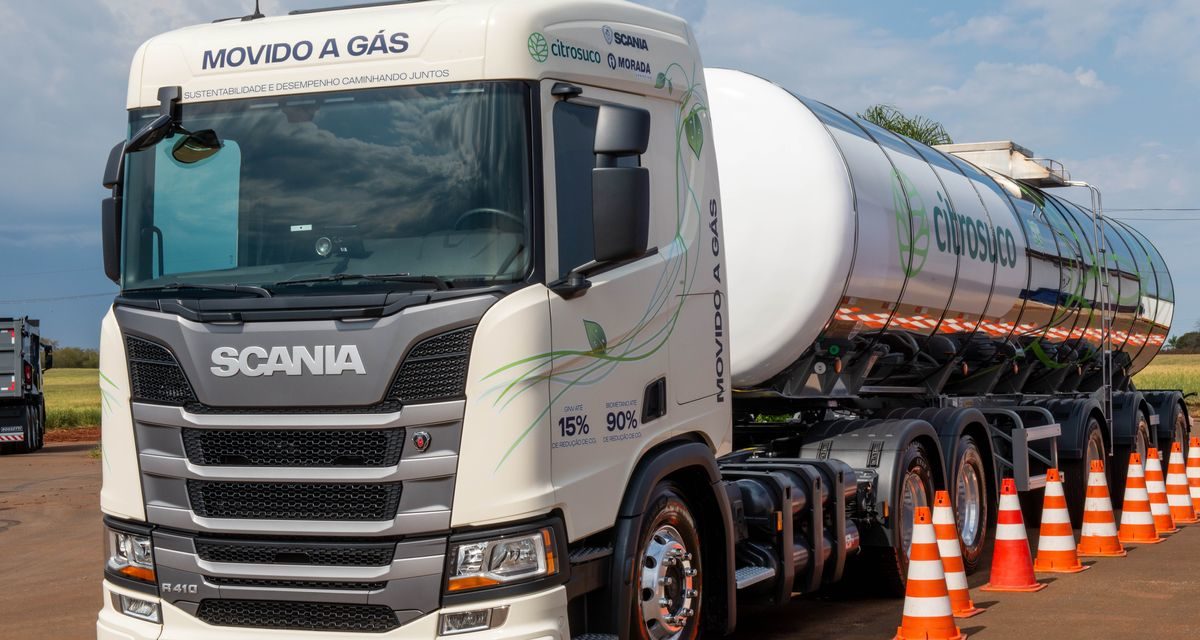 Scania abre vendas de caminhões a gás