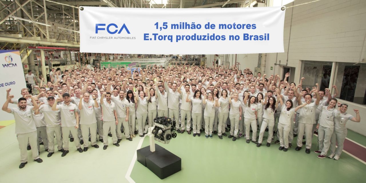 FCA atinge produção de 1,5 milhão de motores E.Torq