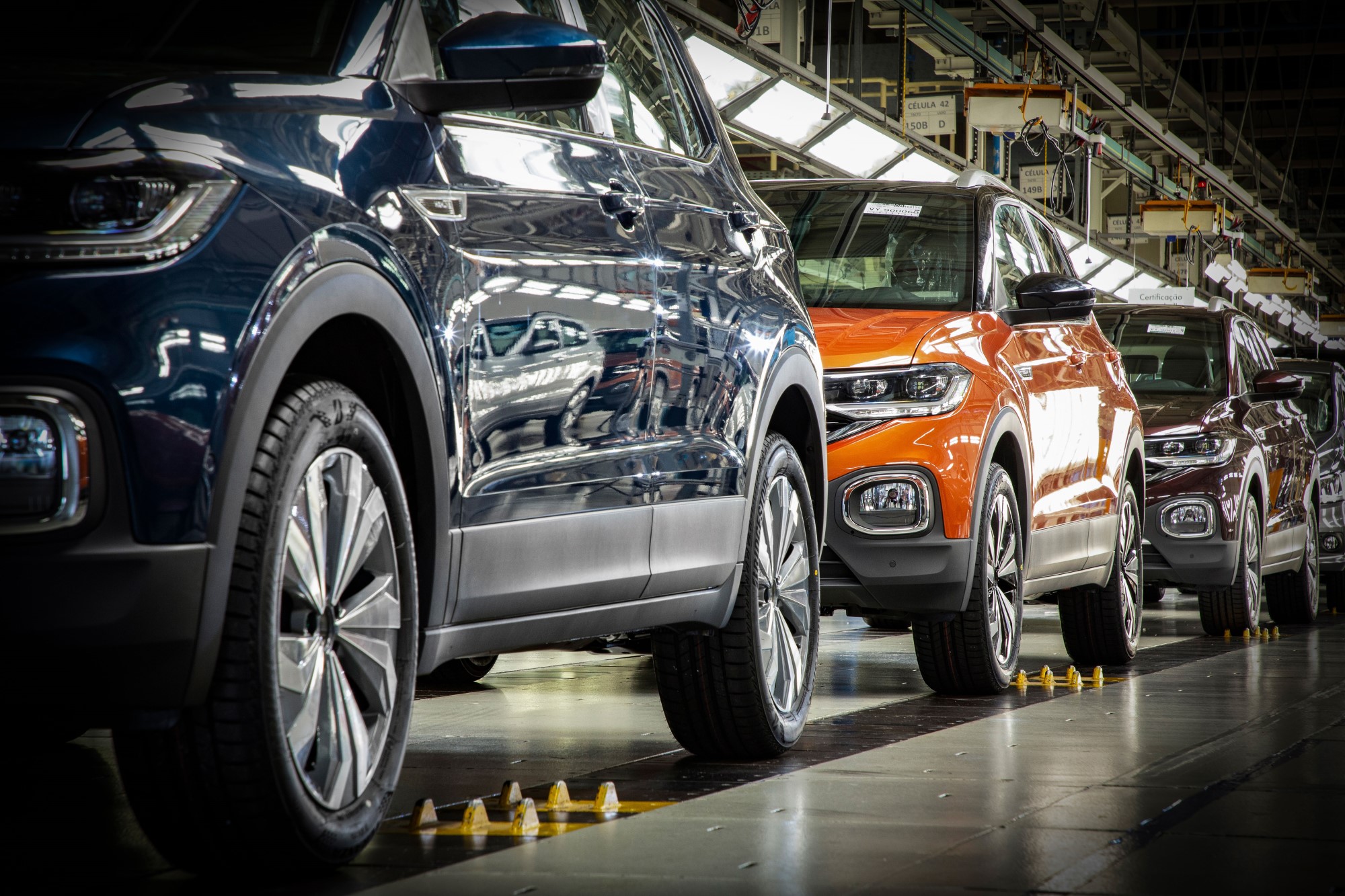 Com o T-Cross, VW emplaca três modelos no ranking dos dez mais