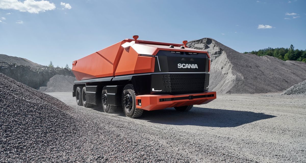 Scania AXL: autônomo e sem cabine.