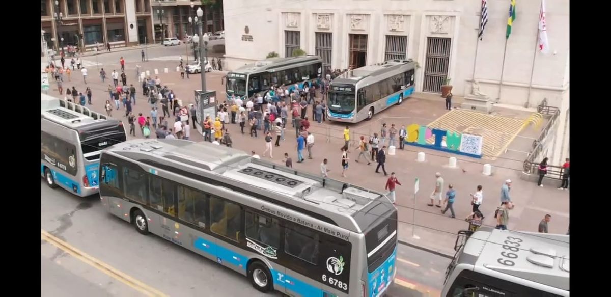 São Paulo ganha frota de ônibus elétrico