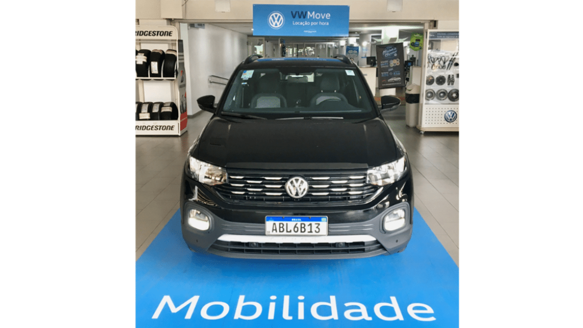 VW Move - serviço de aluguel de carros da VW, na concessionária VW Faria