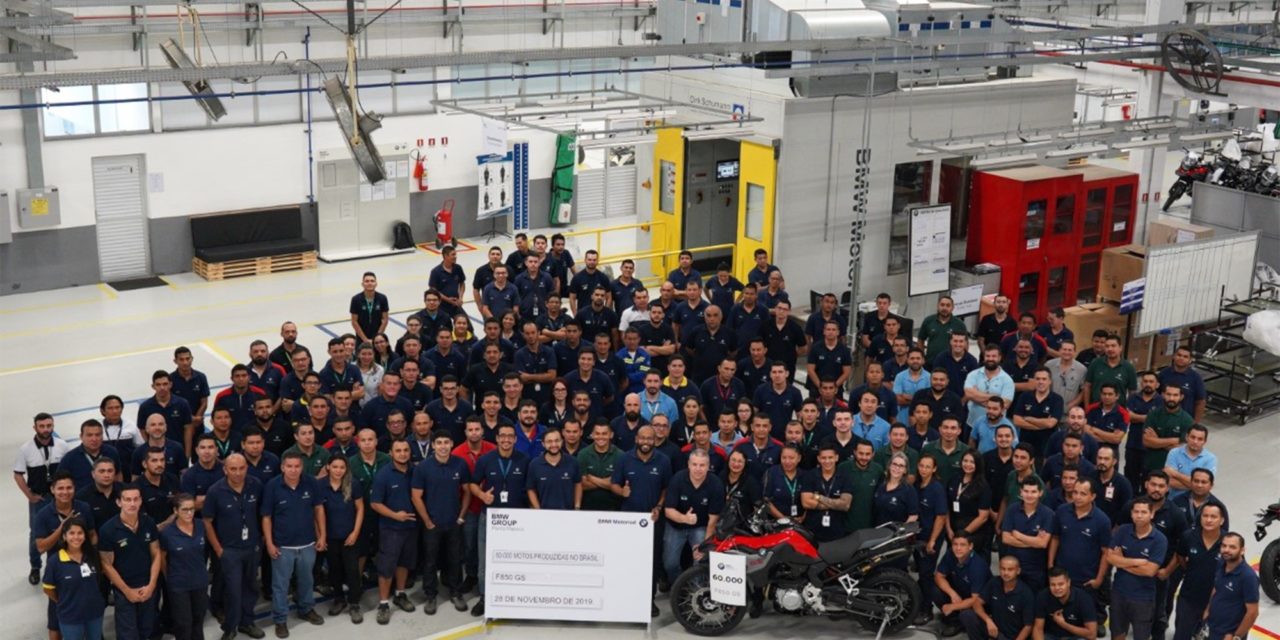 BMW comemora produção de 60 mil motos no Brasil