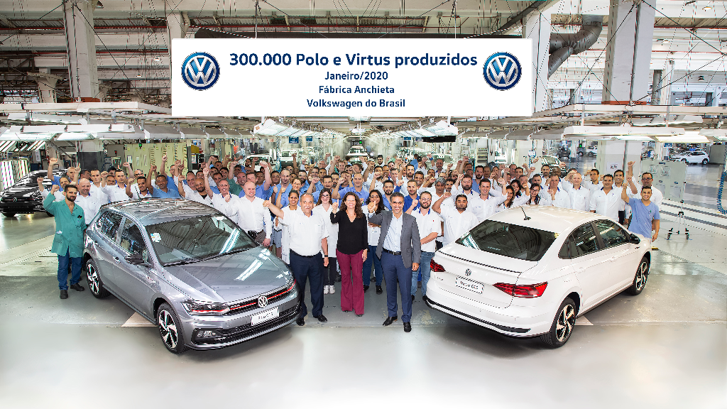 Polo e Virtus atingem 300 mil unidades produzidas no País