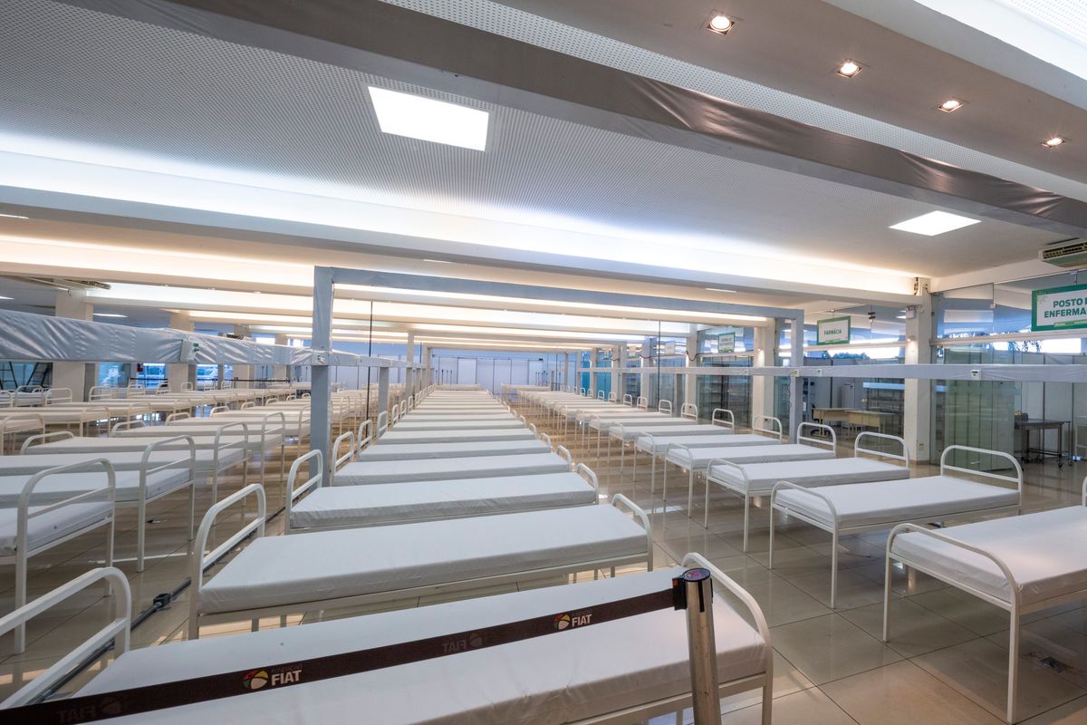 Hospital de campanha no Fiat Clube já pode iniciar atendimento