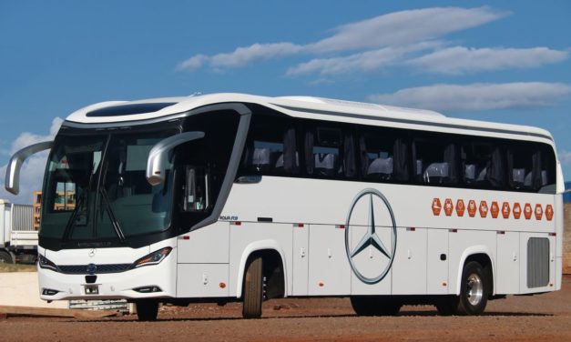 Mercedes-Benz e Mascarello levam ônibus-modelo para o Equador