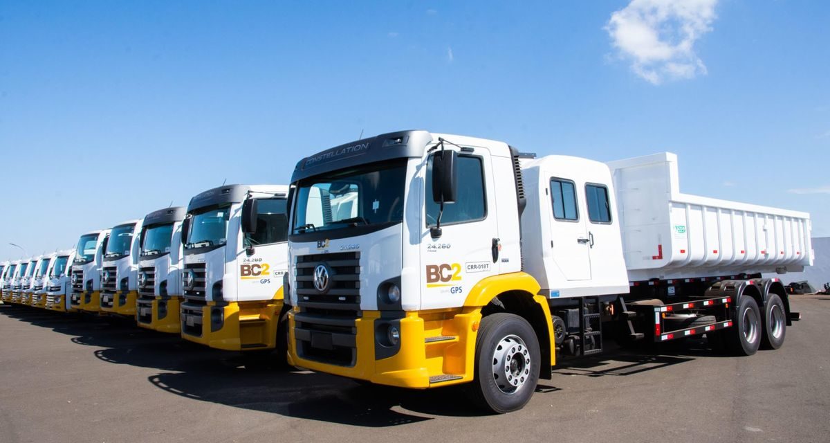 VWCO faz contrato de locação de 96 caminhões para a BC2