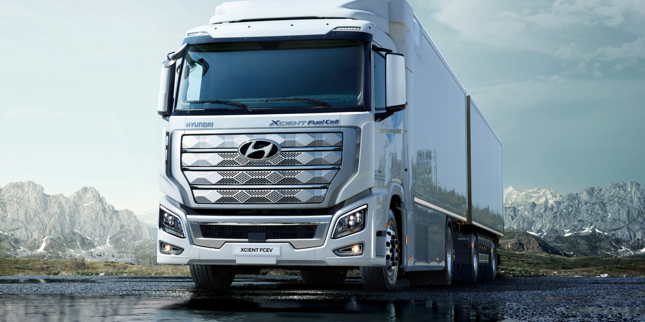 Hyundai já exporta caminhão a célula de combustível para a Europa