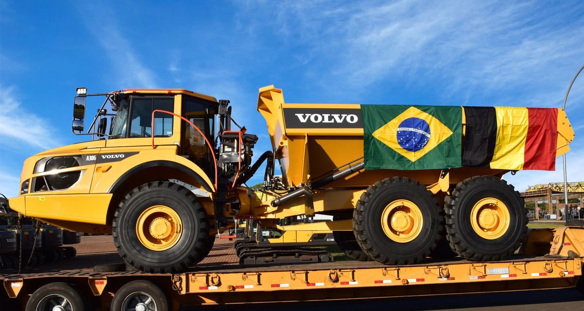 Volvo CE exporta 50 caminhões articulados para Europa