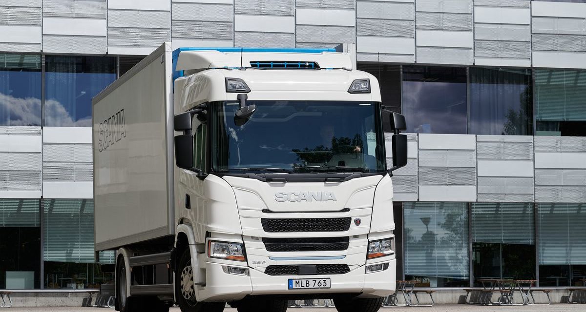 Scania lança sua primeira linha de caminhões elétricos