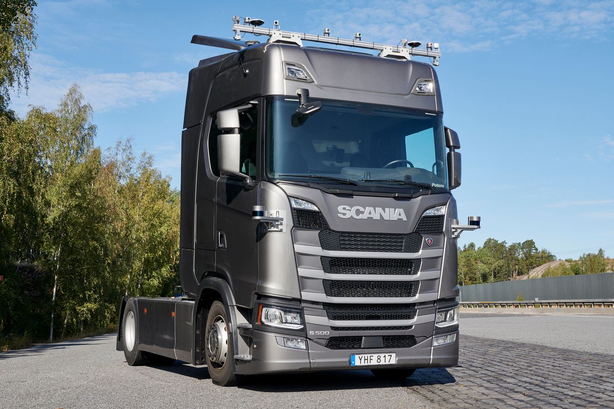 Grupo Traton - TuSimple - Caminhão autônomo - Scania S 500