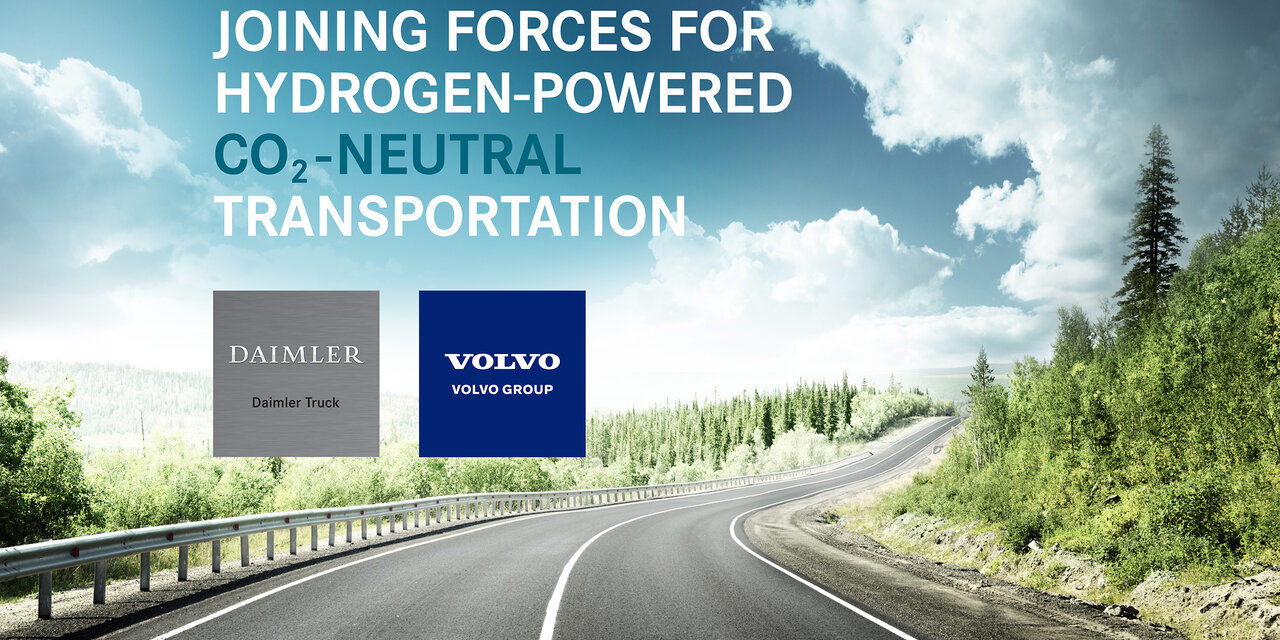 Daimler e Volvo: testes com caminhões a célula de combustível em 3 anos.