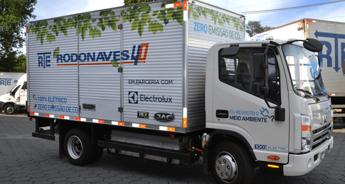 RTE Rodonoves coloca em teste caminhão elétrico da JAC