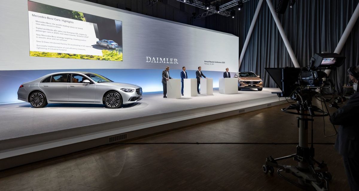 Daimler apura queda de 11% no faturamento de 2020