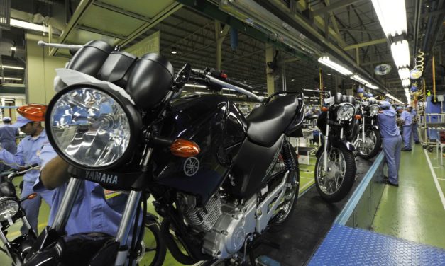 Produção de motos recua 46,5% em janeiro