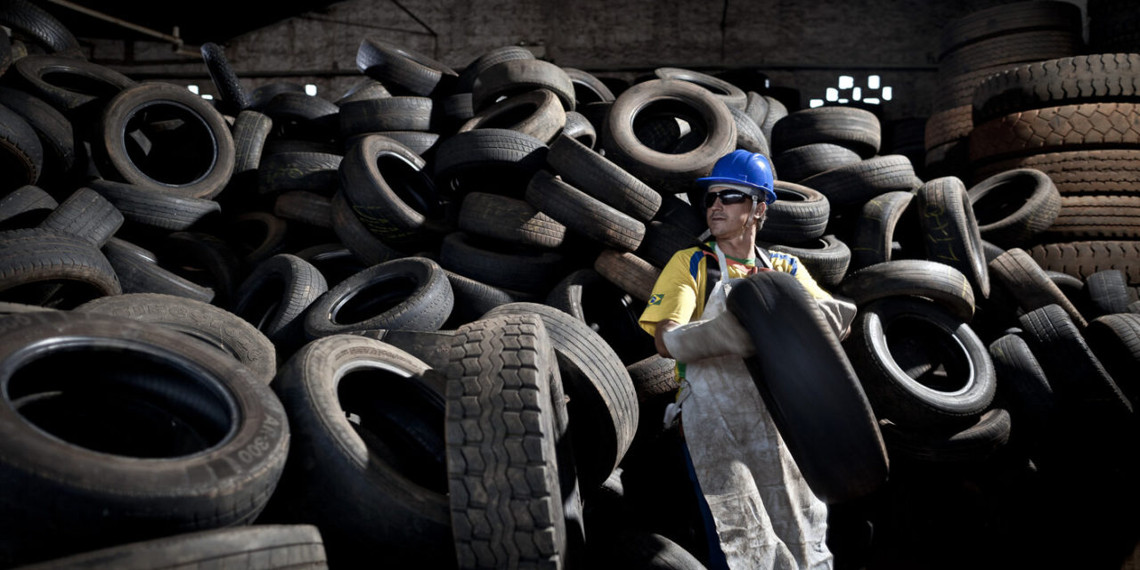 Brasil já reciclou perto de 1,1 bilhão de pneus desde 1999