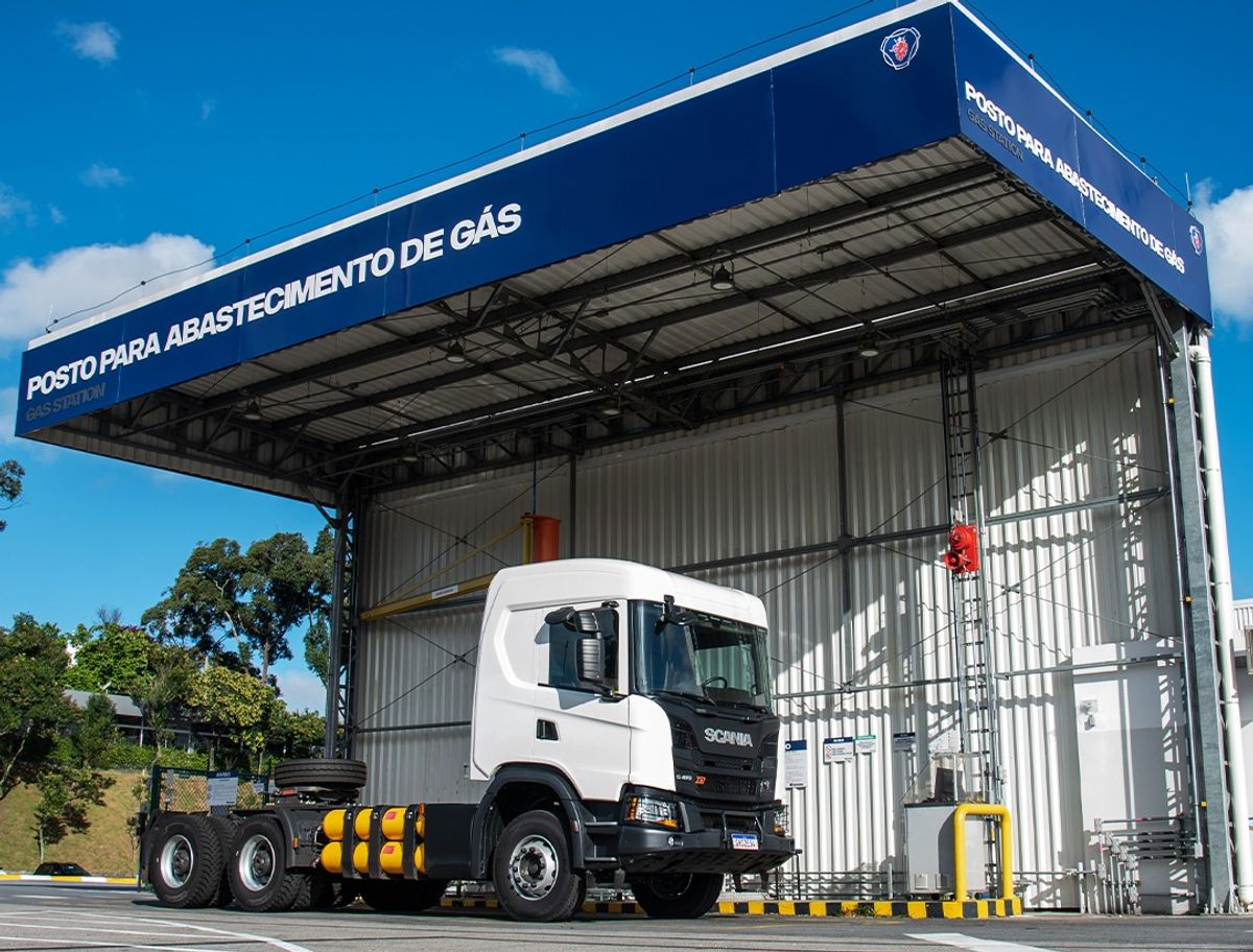 Scania - Comgás - abastecimento Gás Natural
