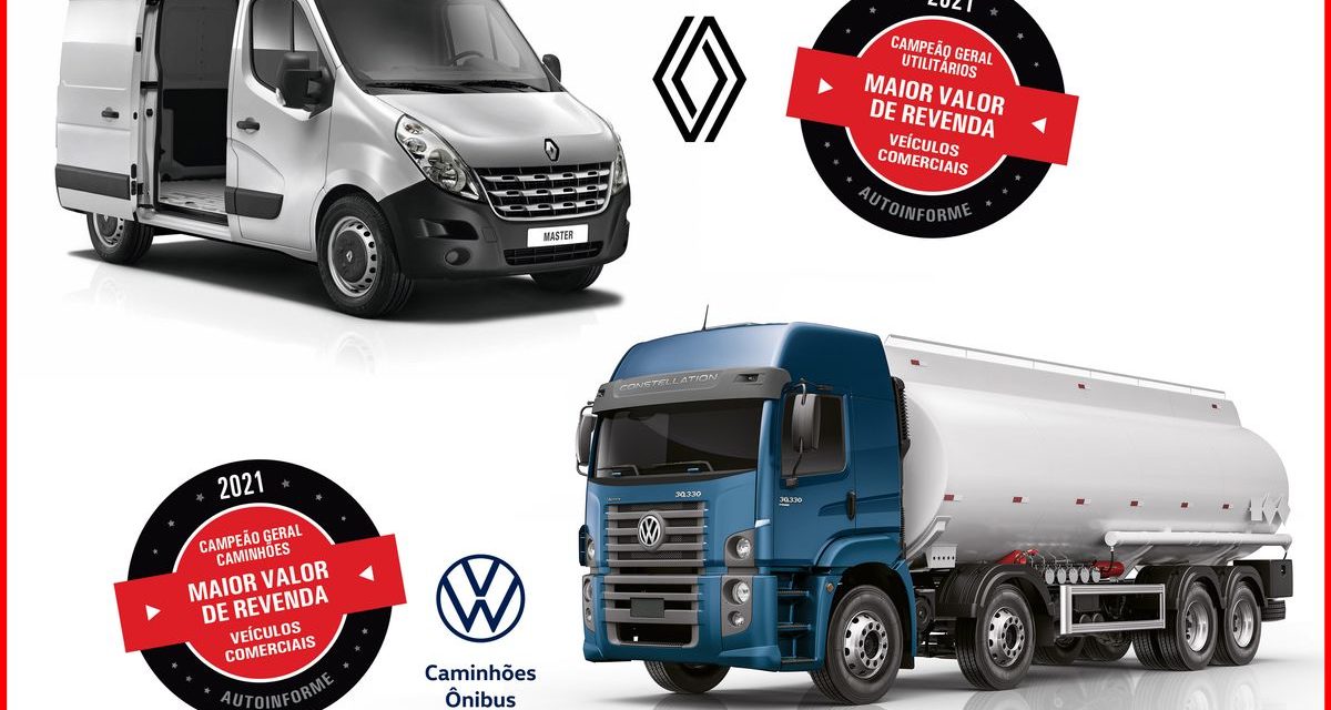 Renault Master e VW Constellation 30.330 são os mais valorizados no mercado de usados
