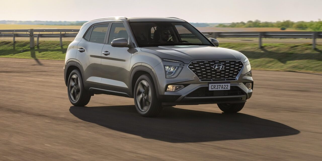 Hyundai Creta começa 2024 à frente dos SUVs