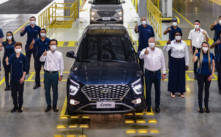 Hyundai começa a produzir novo Creta