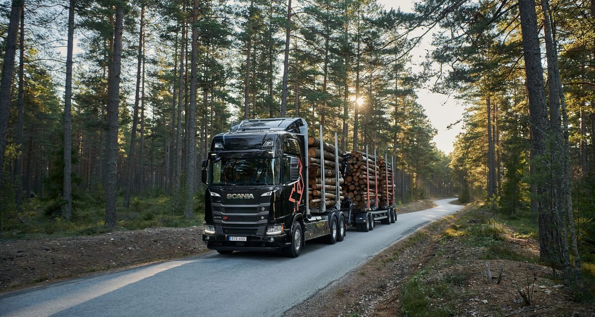 Scania e sueca SCA desenvolvem de caminhão elétrico florestal