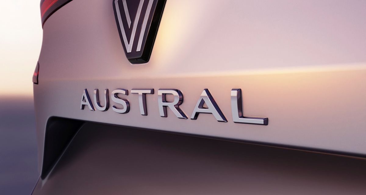 Austral é o nome do novo SUV da Renault