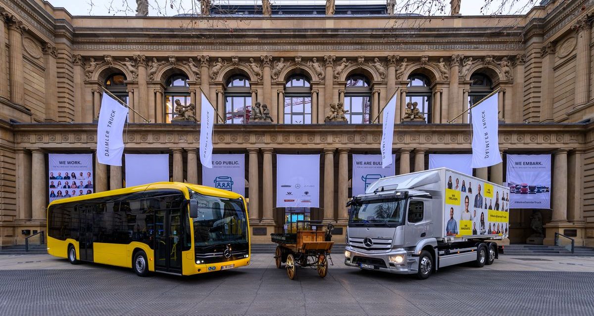 Daimler Truck estreia na Bolsa de Frankfurt