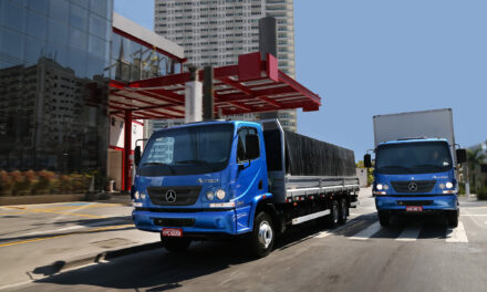 Exportações de caminhões da Mercedes-Benz crescem 77%