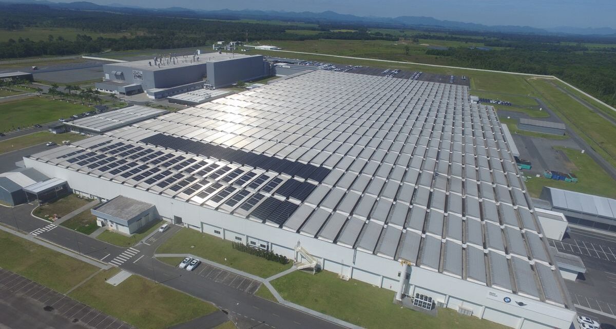 BMW aumenta uso de energia de solar em Araquari